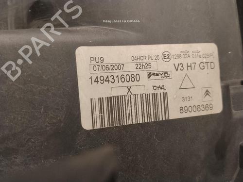 Left headlight CITROËN C8 (EA_, EB_) 2.0 HDi 135 | BP39119448C28 - Image 5