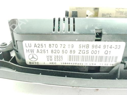Climate control MERCEDES-BENZ R-CLASS (W251, V251) R 320 CDI 4-matic (251.022, 251.122) | BP24545093I5 