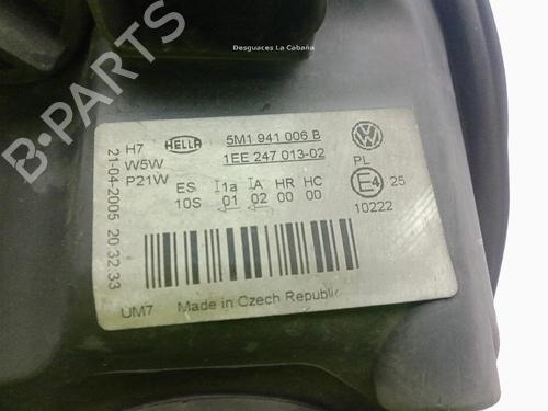 Right headlight VW GOLF PLUS V (5M1, 521) 2.0 TDI 16V | BP32079212C29 