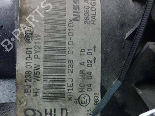 Left headlight NISSAN PRIMERA Hatchback (P12) 1.9 dCi | BP27859275C28 