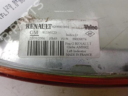 Left front indicator RENAULT TRAFIC II Van (FL) 1.9 dCi 80 (FL0B) | BP26018765C32 - Image 5