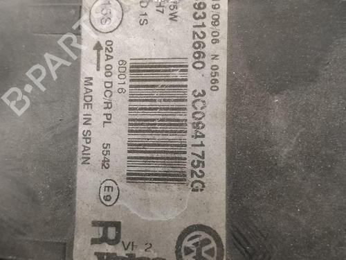 Right headlight VW PASSAT B6 (3C2) 2.0 TDI | BP38166964C29 - Image 5