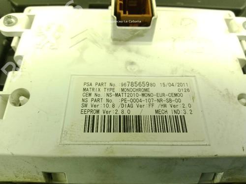 Instrument cluster PEUGEOT 508 SW I (8E_) 2.0 HDi | BP18375340C47 