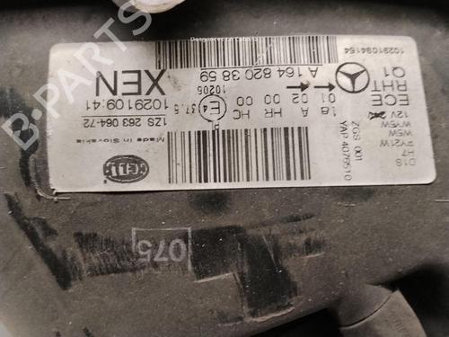 Right headlight MERCEDES-BENZ M-CLASS (W164) ML 300 CDI 4-matic (164.121) | BP38718921C29 - Image 5