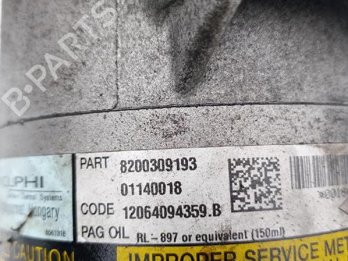 AC compressor RENAULT MEGANE II Coupé-Cabriolet (EM0/1_) 2.0 | BP18361739M34 