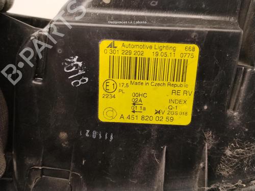 Right headlight SMART FORTWO Coupe (451) 1.0 (451.331, 451.380) | BP39198201C29 - Image 5
