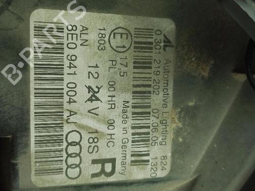 Right headlight AUDI A4 B7 (8EC) 2.0 TDI 16V | BP31870868C29 