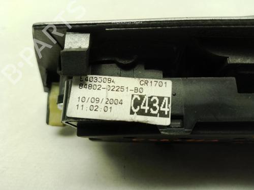 Left front window switch TOYOTA COROLLA (_E12_) | BP38556147I27 - Image 3
