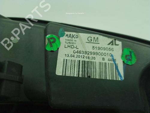 Left headlight OPEL COMBO Box Body/MPV (X12) 1.3 CDTI (B05) | BP32515645C28 