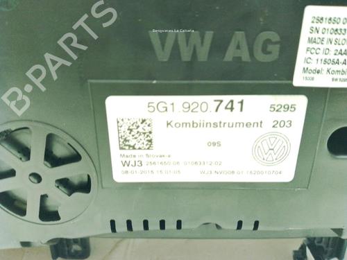 Instrument cluster VW GOLF VII (5G1, BQ1, BE1, BE2) 2.0 TDI | BP24050182C47 