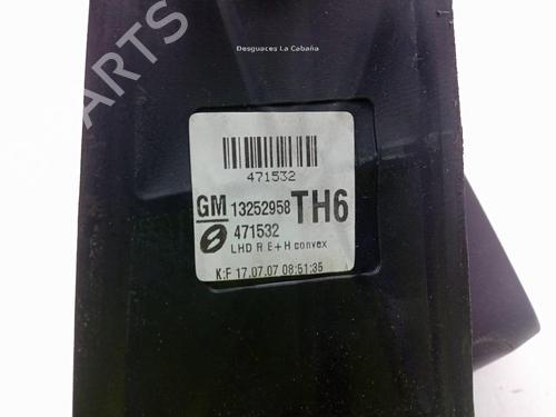 Right mirror OPEL ZAFIRA / ZAFIRA FAMILY B (A05) 1.9 CDTI (M75) | BP18840193C27 