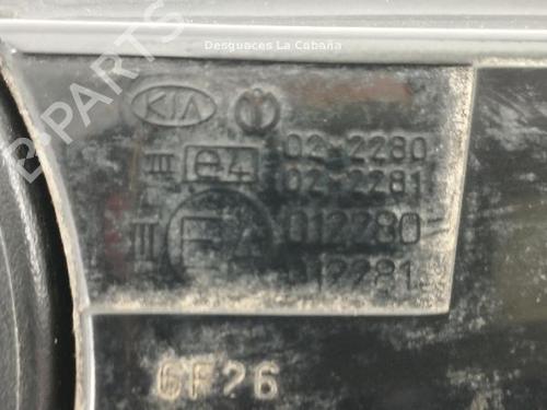 Right mirror KIA SPORTAGE II (JE_, KM_) 2.0 16V 4WD | BP23998680C27