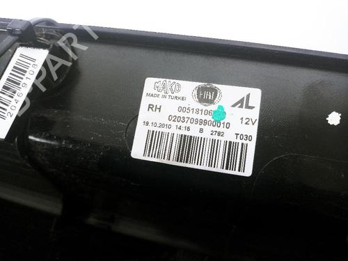 Right taillight FIAT DOBLO Cargo (263_) 1.3 D Multijet | BP31989734C35 