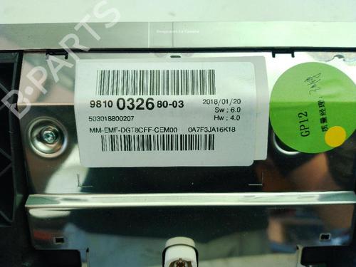 Display monitor PEUGEOT 3008 II SUV (MC_, MR_, MJ_, M4_) 1.2 THP/ PureTech 130 (MRHNSM, MRHNSU, MRHNSJ, MRHNYW,... | BP29554910C48