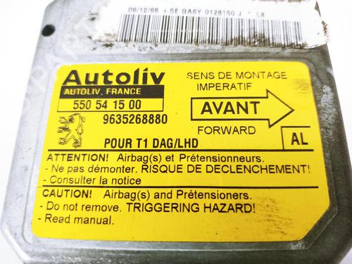 Airbag module PEUGEOT 206 Hatchback (2A/C) 1.9 D | BP18367468M53 