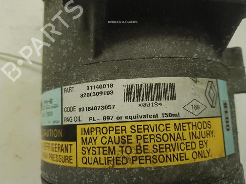 AC compressor RENAULT SCÉNIC II (JM0/1_) 1.9 dCi (JM0G, JM12, JM1G, JM2C) | BP25303176M34 