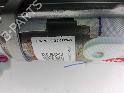 Right curtain airbag SKODA FABIA III (NJ3) 1.0 | BP18365376C12 