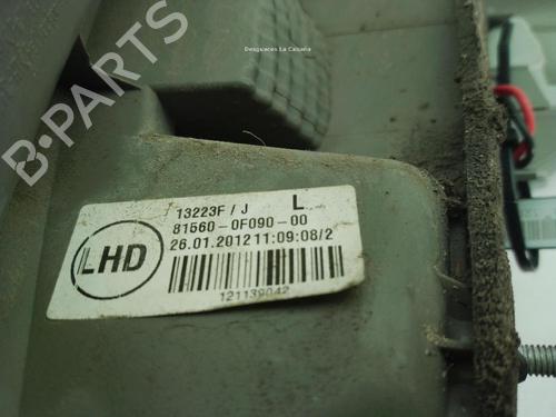 Left taillight TOYOTA VERSO (_R2_) 2.0 D-4D (AUR20_, AUR20R) | BP32203946C34