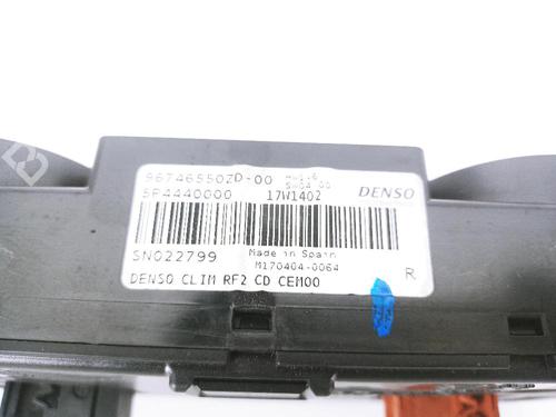 Climate control CITROËN C-ELYSEE (DD_) 1.2 VTi 82 | BP31989766I5