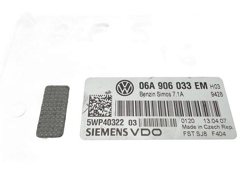 Engine control unit (ECU) VW GOLF V (1K1) 1.6 | BP23653733M57 - Image 3