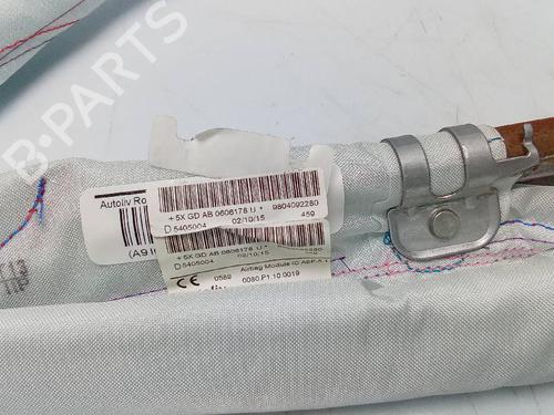 Right curtain airbag PEUGEOT 208 I (CA_, CC_) 1.2 VTI 82 | BP23127131C12 