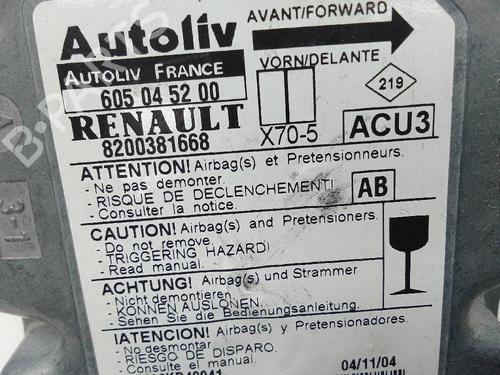 ECU airbags RENAULT MASTER II Platform/Chassis (ED/HD/UD) 2.5 dCi 100 (ED4V, ED8V) | BP22344594M53 