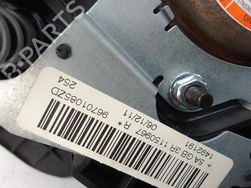 Used Driver airbag PEUGEOT 207 (WA_, WC_) 1.4 HDi (68 hp) 19533253