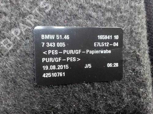 Rear parcel shelf BMW 5 Gran Turismo (F07) 530 d | BP22992525C85 