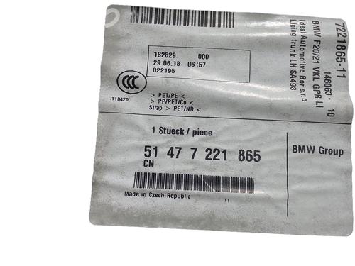 Boot lining BMW 1 (F20) 118 i | BP32233282I3 