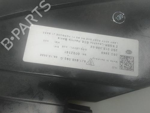 Højre baglygte PORSCHE TAYCAN (Y1A) Electric (Y1AAA1, Y1AAI1) | BP28144366C35 