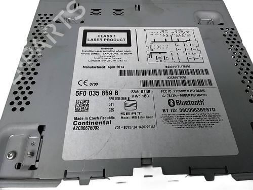 Radio SEAT LEON SC (5F5) 1.2 TSI | BP26160052E6 