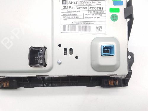 Used Display monitor OPEL ZAFIRA TOURER C (P12) 1.6 CDTI (75) (120 hp) 25153097