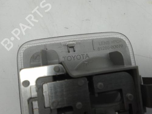 Used Interior roof light TOYOTA YARIS (_P13_) 1.4 D (NLP130_, NLP130) (90 hp) 18573430