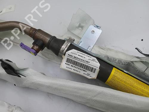 Høyre gardin kollisjonspute AUDI A3 (8P1) [2003-2013]  27555641