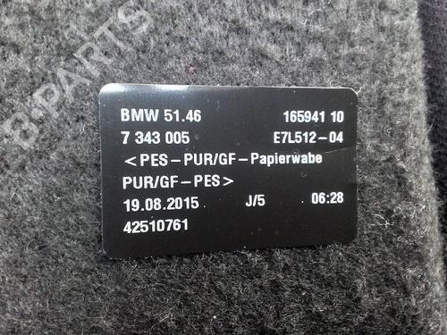 Used Rear parcel shelf BMW 5 Gran Turismo (F07) 530 d (258 hp) 22992525