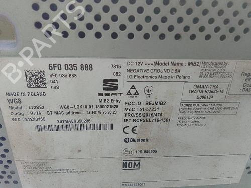 Multifunctionele display SEAT IBIZA V (KJ1, KJG) [2017-2025]  25468506