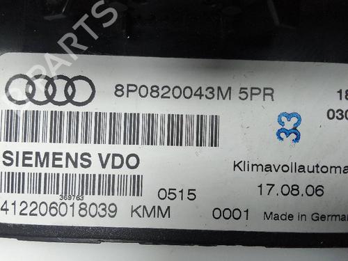 Climate control AUDI A3 Sportback (8PA) 2.0 TFSI | BP23207328I5 