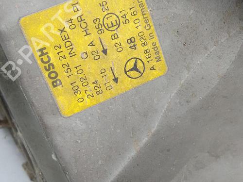 Used Right headlight MERCEDES-BENZ A-CLASS (W168) A 140 (168.031, 168.131) (82 hp) 27172882