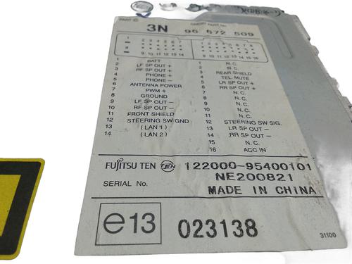 Radio CHEVROLET CAPTIVA (C100, C140) 2.4 | BP31063690E6 