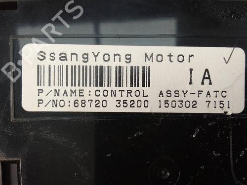 Climate control SSANGYONG TIVOLI  | BP19041343I5 