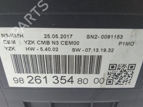 Used Instrument cluster OPEL CROSSLAND X / CROSSLAND (P17, P2QO) 1.2 (75) (131 hp) 25466135