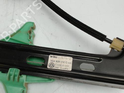 Rear right window mechanism VW GOLF VII (5G1, BQ1, BE1, BE2) 1.6 TDI | BP22956412C25 