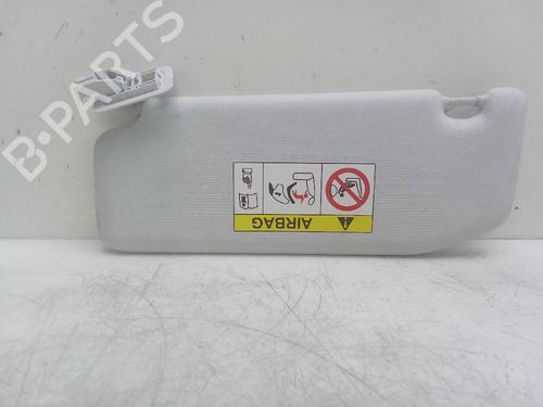 Used Right sun visor PEUGEOT 208 I (CA_, CC_) 1.2 VTI 82 (82 hp) 19582678