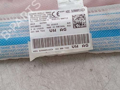 Right curtain airbag VW POLO VI (AW1, BZ1, AE1) 1.0 MPi | BP19105442C12 