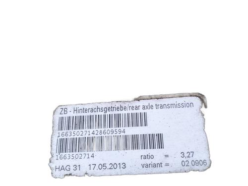 Rear differential MERCEDES-BENZ M-CLASS (W166) ML 350 BlueTEC 4-matic (166.024, 166.023) | BP28148322M24