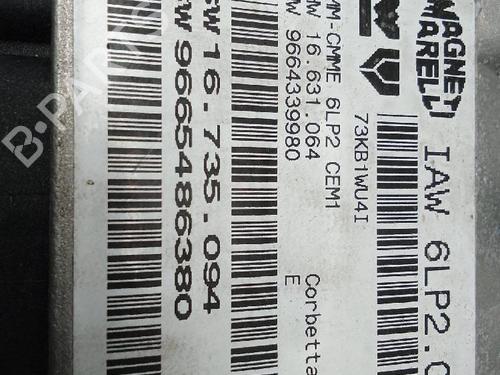 Used Engine control unit (ECU) CITROËN C4 I (LC_) 1.6 HDi (90 hp) 24483712