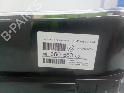 Used Instrument cluster PEUGEOT 208 II (UB_, UP_, UW_, UJ_) 1.5 BlueHDI 100 (102 hp) 22521519