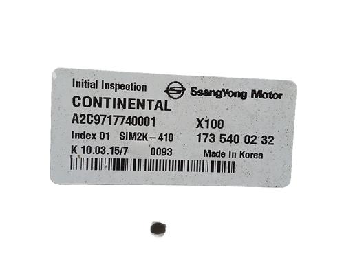 Engine control unit (ECU) SSANGYONG TIVOLI 1.6 All-wheel Drive | BP33457544M57 - Image 3