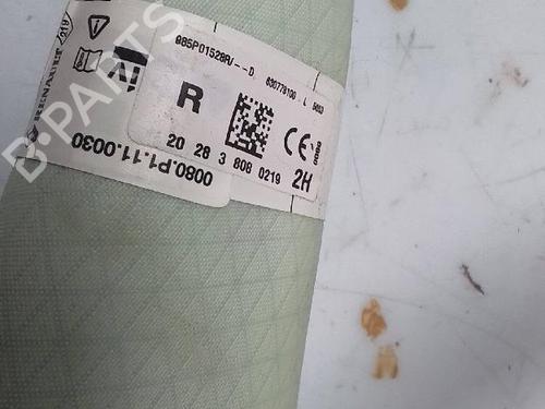 Airbag a tendina laterale destro RENAULT KADJAR (HA_, HL_) 1.3 TCe 140 (HLNB, HLN1) (140 hp) 24465096