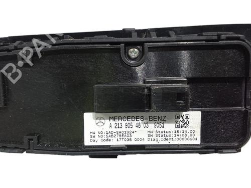 Left front window switch MERCEDES-BENZ E-CLASS (W213) E 220 d (213.004) | BP31643445I27 